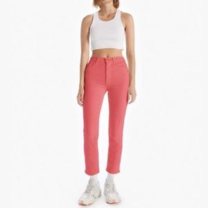 MOTHER Jeans The Tomcat Paradise Pink Play Date Jeans 24